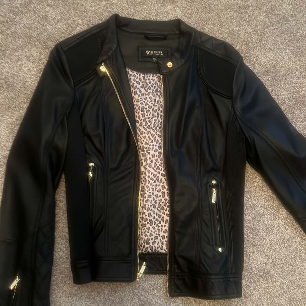 Guess faux leather jacket